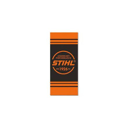 STIHL Strandtörölköző fekete-narancssárga 180x80cm