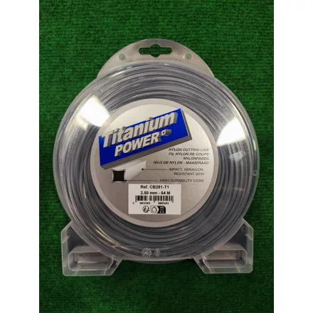 Titanium POWER Damil 64 m, 2,5 mm, négyzetes