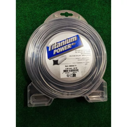 Titanium POWER Damil 44 m, 3 mm, négyzetes