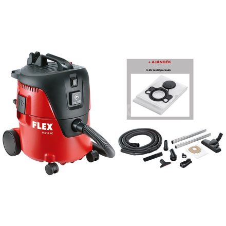 X-Flex VC 21 L MC porszívó + AJÁNDÉK 5 textil porzsák