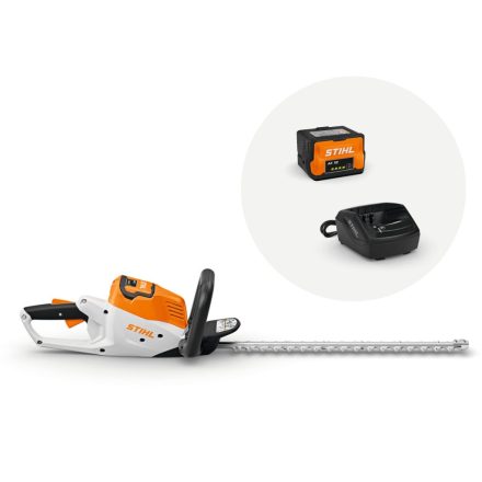 STIHL HSA 50 akkumulátoros sövénynyíró (AK10 akkuval és AL101 töltővel)