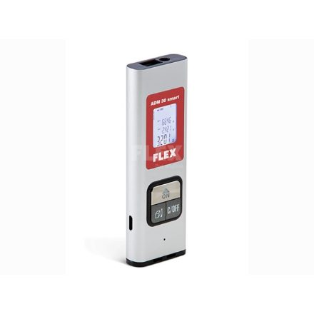 X-Flex ADM 30 Smart akkumulátoros lézeres távolság/terület/térfogatmérő