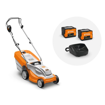 STIHL RMA 235 akkumulátoros fűnyíró (2xAK20 akkuval és 1xAL101 töltővel)