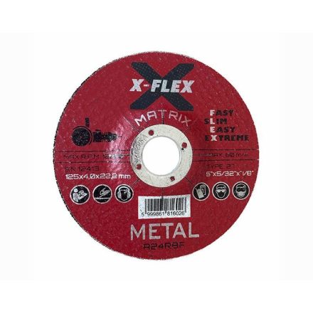 X-Flex Mátrix fémcsiszoló korong 125x4