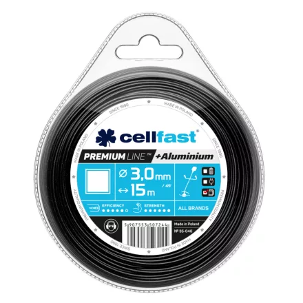 CELLFAST Damil szögletes PREMIUM 3,0 mm x 15 m