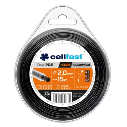 CELLFAST Damil kör DUAL PRO 2,0 mm 15 m