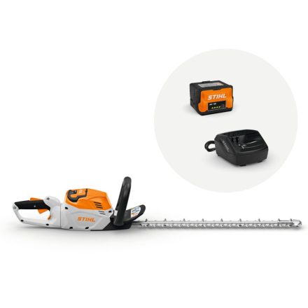 STIHL HSA 60 akkumulátoros sövénynyíró (AK10 akkuval és AL101 töltővel)