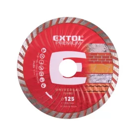   EXTOL PREMIUM gyémántvágó TURBO gránit/kerámia; 125×22,2mm, max.12.250 ford/perc, KIFUTÓ! HELYETTE: 8803052