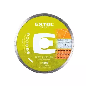   EXTOL CRAFT gyémántvágó csempevágáshoz (sima), vizes vágásra; 115×2,0×22,2mm, max.13.200 ford/perc
