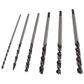   EXTOL CRAFT fafúró klt., műanyag tartóban; 6db, 300mm×6-8-10-12-13-14mm