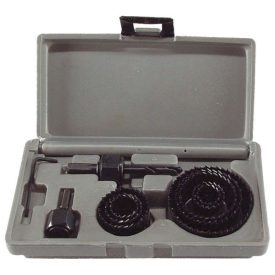   EXTOL CRAFT körkivágó klt. fához (műanyag dobozban) ; 11db, mélység: 25mm, 20-65mm