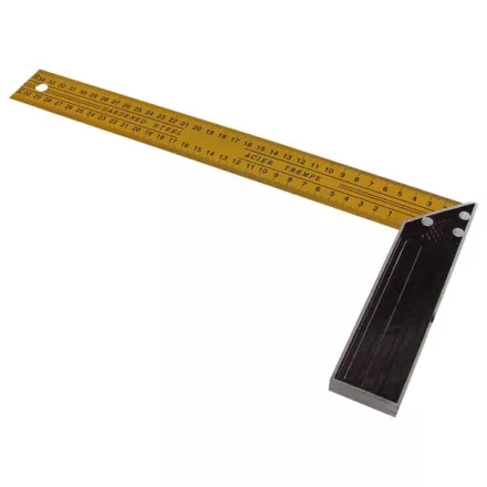 Egyéb asztalos derékszög; 300×130mm, (festett alumínium) mm beosztással