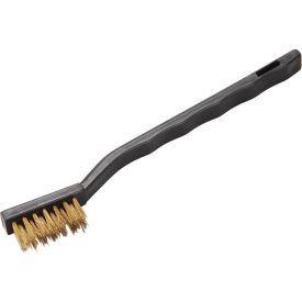   EXTOL CRAFT kis sárgaréz kefe, 3 soros, 175mm, sárgaréz hullámos huzal, PP fogantyú