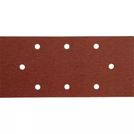   EXTOL PREMIUM csiszolópapír, tépőzáras, 93×190 mm, 8 lyukas klt. P40, 10db/cs, 407115-höz