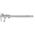 EXTOL PREMIUM 5 év tolómérő INOX (mélységmérővel) ; 0,05×200mm