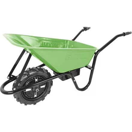 EXTOL CRAFT akkus talicska, 24V, szénkefementes, ólom akku 12 Ah, töltő, 150 kg, direktmeghajtású