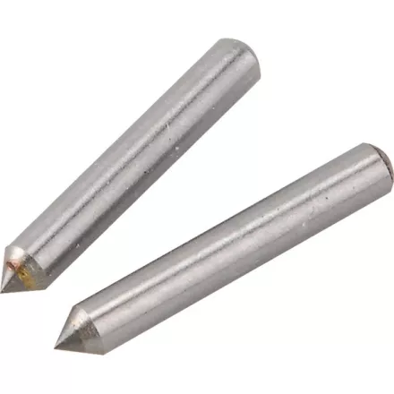 EXTOL CRAFT tartalék gravírozó fej, 2 db, a 404130 mini gravírozó géphez; volfrám karbid (vídia), 3,1×21 mm