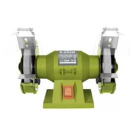   EXTOL CRAFT gép 2 év kettős köszörűgép 150W,száraz,125×12,7×16mm; 2950 ford/perc, P36, P80, 6kg