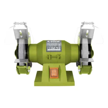 EXTOL CRAFT gép 2 év kettős köszörűgép 150W,száraz,125×12,7×16mm; 2950 ford/perc, P36, P80, 6kg