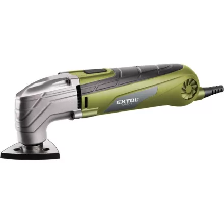EXTOL CRAFT gép 2 év multifunkciós szerszámgép, 300W; fordulatszám: 15.000-21.000/perc, 3 db cserélhető fej, 1,1 kg
