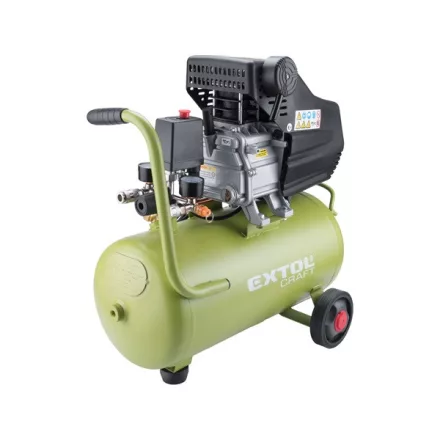 EXTOL CRAFT gép 2 év olajos légkompresszor, 1100W, 24l tartály, 8 bar, beszívott levegő: 154l/min