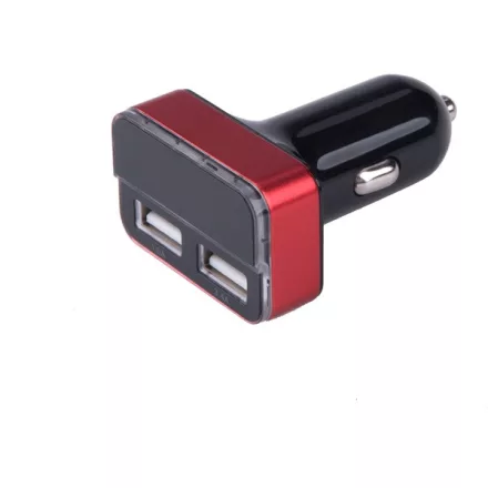 EXTOL ENERGY autós töltő, szivargyújtó / dupla USB, 1,0A+3,4A/ 37W, kábel nélkül