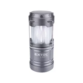   EXTOL LIGHT LED teleszkópos lámpa, 75 Lumen, láng hatású fény, elem nélkül
