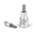 FORTUM bitdugófej, imbusz, 1/2", 61CrV5/S2, mattkróm; 12mm (HX12), 55mm FORTUM