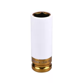   FORTUM garancia gépi (impakt) dugófej 1/2", 19 mm; vékonyfalú, ALU felnihez FORTUM