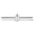 FORTUM garancia T-hajtószár (csúszó) 1/4", 110mm, 61CrV5; FORTUM
