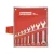FORTUM garancia villáskulcs klt. 8db 6-24mm, 61CrV5, mattkróm; 6×7, 8×9, 10×11, 12×13, 14×15, 16×17, 18×19, 22×24mm, vászon tok FORTUM