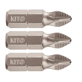   FORTUM behajtóhegy PH, 3 db, S2 acél; PH 2×25mm, ACR, bliszteren