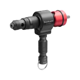   FORTUM garancia adapter klt. fúrógéphez, 2 az 1-ben, popszegecsekhez és POP-NUT szegecsanyákhoz, 15 db, FORTUM