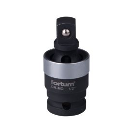   FORTUM garancia csuklós adapter, impakt 1/2" dugókulcsok gépi befogásához, 1/2" gépi befogás, CrMo
