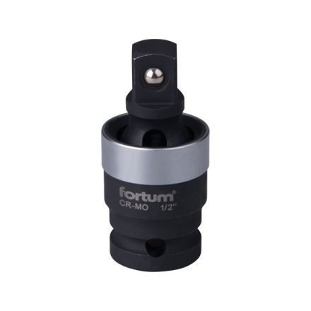 FORTUM garancia csuklós adapter, impakt 1/2" dugókulcsok gépi befogásához, 1/2" gépi befogás, CrMo