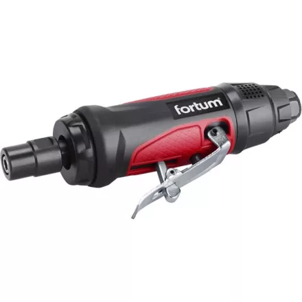 FORTUM gép 2 év pneumatikus furatköszörű, 170 mm hossz., 1/4"; (6 és 3 mm befogás), 25.000 1/min, 120l/min, 6,3 Bar, 1/4" csatl., 0,4 kg