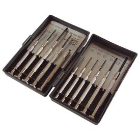 Egyéb órás csavarhúzó klt.; 11db, lapos+PH