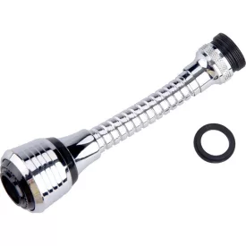   Egyéb perlátor (aerator csőrvégre), M22 belső-/M24 külső menetes, 7 cm flexibilis szár, BALETTO, SONATA, csaptelepekhez