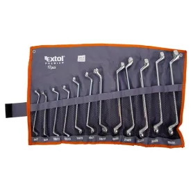   EXTOL PREMIUM 5 év csillagkulcs klt., 12db; 6-32mm, CrV. vászon tartóban