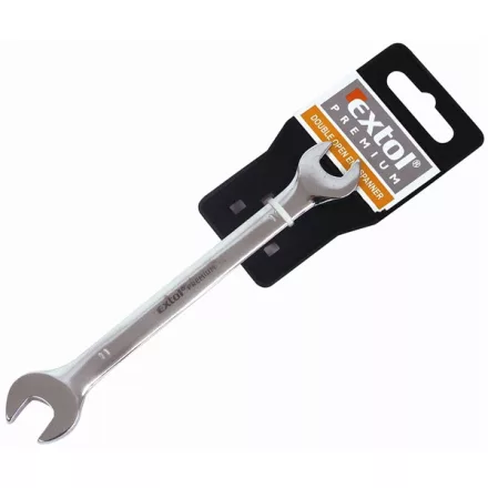 EXTOL PREMIUM 5 év villáskulcs, CrV., 12×13mm, elliptikus