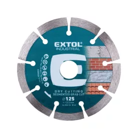   EXTOL INDUSTRIAL gyémántvágó, ipari korong, szegmenses; 150mm, száraz vágásra