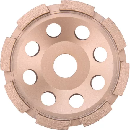 EXTOL INDUSTRIAL gyémántcsiszoló korong; 125mm×22,2mm, egysoros