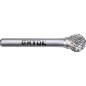   EXTOL INDUSTRIAL keményfém turbómaró (rotormaró), gömb alakú, 12 mm átmérőjű/ 6 mm szárú, keresztfogazás