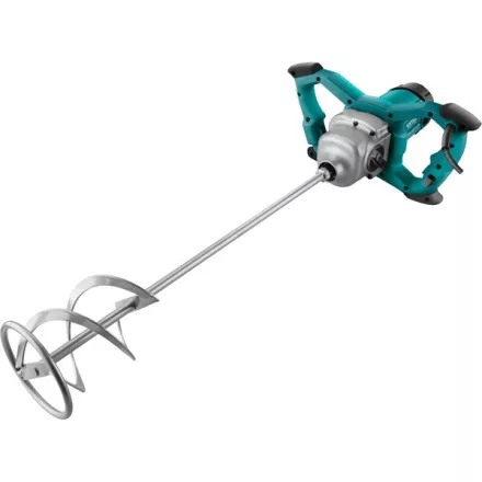 EXTOL INDUSTRIAL gép elektromos festék- és habarcskeverő gép (mixer) 1800W, M14 menet, lágy indítás,  ford I=180-400/min, II=300-700/min