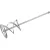 EXTOL INDUSTRIAL festék- és habarcskeverő szár, horganyzott 8790600 8890600 8890601 keverőgéphez, 600×140mm, M14