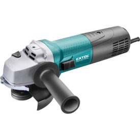   EXTOL INDUSTRIAL gép sarokcsiszológép 125mm 1400W, szabályozható fordulatszám, lágy indítás, terhelésnél konstans fordulatszám, papírdoboz