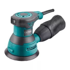   EXTOL INDUSTRIAL gép rotációs (excentrikus) csiszológép 350W, átmérő: 125mm, ford.:8000-12000