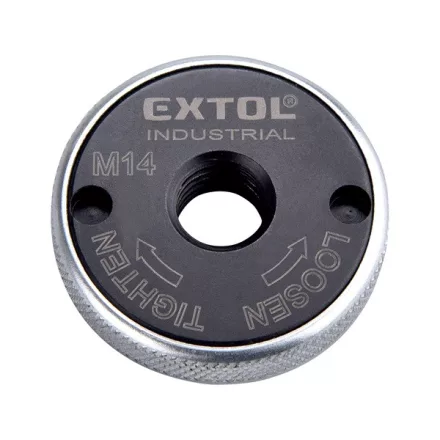 EXTOL INDUSTRIAL gyorsszorítóanya sarokcsiszolóhoz; M14