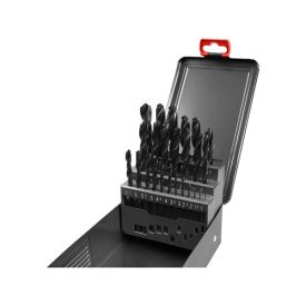   EXTOL PREMIUM fémcsigafúró klt. HSS, DIN 338, fémdobozban;1,0-13,0mm,25 db