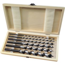   EXTOL PREMIUM fafúró klt. 6 db, 6-8-10-12-16-20×260mm, csavaros heggyel, hatszög befogás; fadobozban